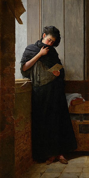Saudade - José Ferraz de Almeida Júnior (1899)